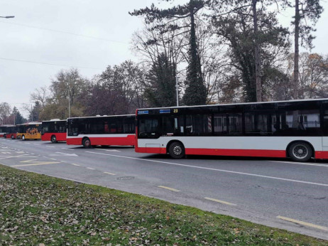 Главниот град блокиран од приватните автобуски превозници