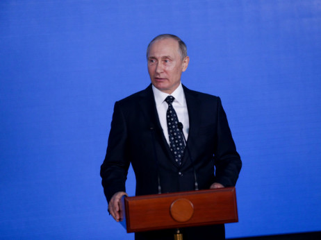 Во победничкиот говор, Путин вети дека ќе ја продолжи војната во Украина