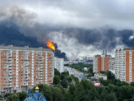Москва парализирана од масовен украински напад со дронови